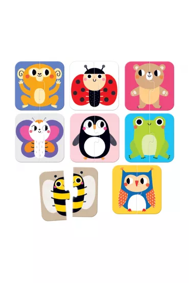 Puzzle Ukadam powki Zwierzta Bright Junior Media