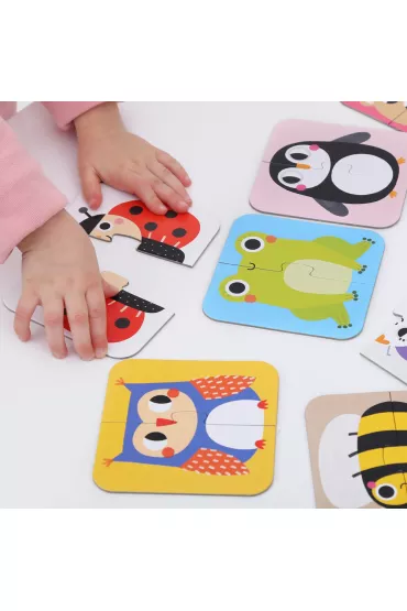 Puzzle Ukadam powki Zwierzta Bright Junior Media