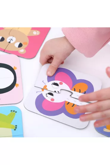 Puzzle Ukadam powki Zwierzta Bright Junior Media