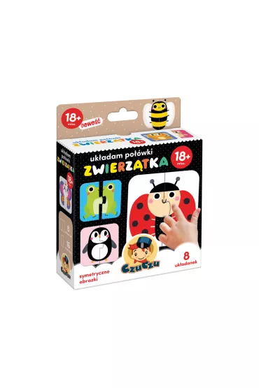 Puzzle Ukadam powki Zwierzta Bright Junior Media