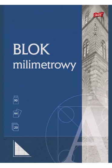 St. Majewski Blok milimetrowy Unipap A4 20 kartek