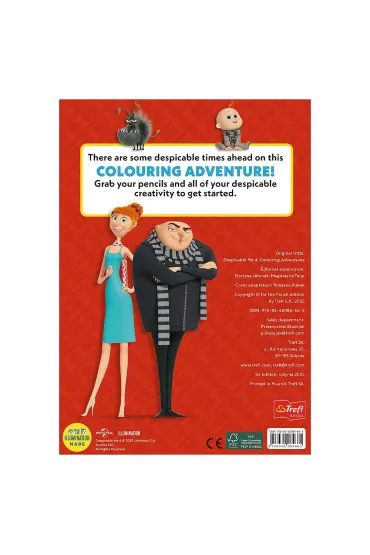 Minionki. Kolorowanka. Malbuch. Colouring book