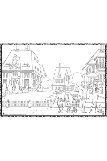 Minionki. Kolorowanka. Malbuch. Colouring book