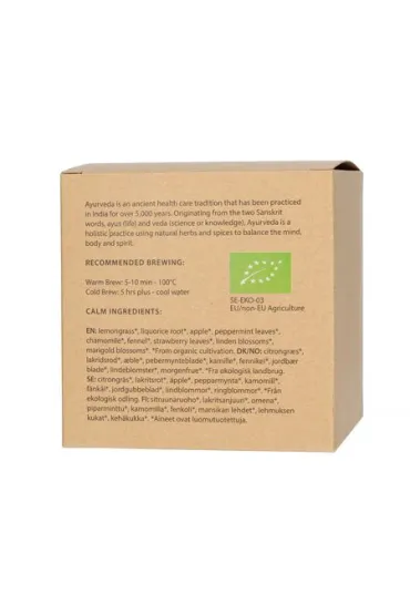 Teministeriet Ayurveda Calm Organic Herbata zioowa sypana 50 g Bio