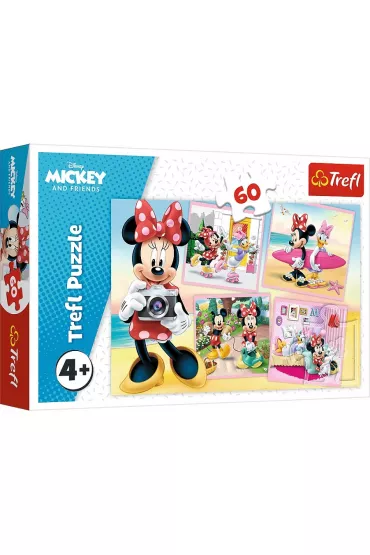 Puzzle 60 el. Urocza Minnie Trefl