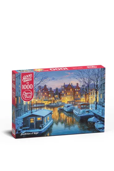 Puzzle 1000 el. Amsterdam at Night CherryPazzi