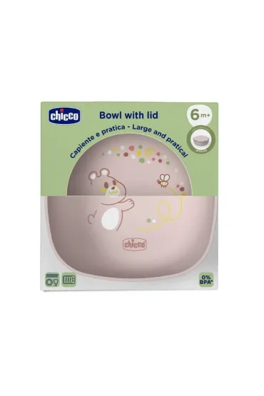 Chicco Miseczka z pokrywk� be�owa 6m+