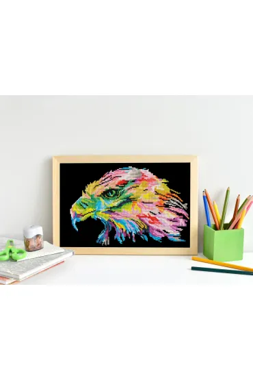 Diamond Dotz Haft diamentowy - Adults Eagle Eye 42x27cm