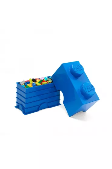 Pojemnik klocek LEGO Brick 2 Niebieski