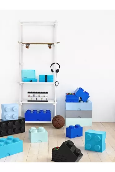 Pojemnik klocek LEGO Brick 2 Niebieski