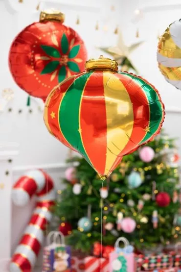 PartyDeco Balon foliowy Bombka 51x49cm