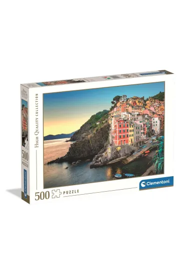 Puzzle 500 el. HQ Riomaggiore Coast Clementoni