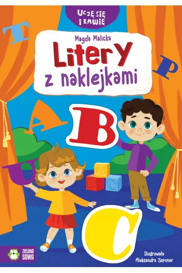Litery z naklejkami - Aleksandra  Szpunar, Magda  Malicka