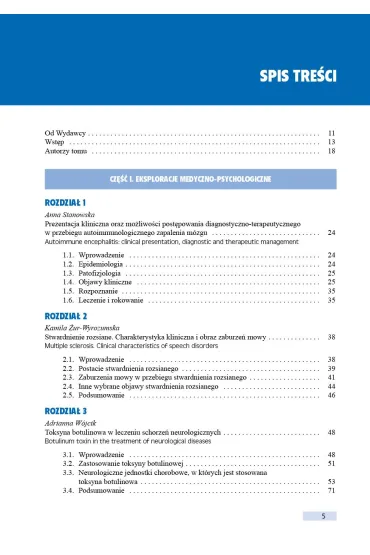 Diagnoza i terapia logopedyczna pacjent�w w stanie ci�kim. Logopedia XXI wieku
