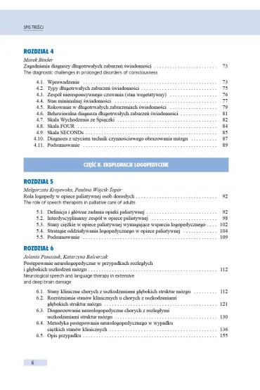 Diagnoza i terapia logopedyczna pacjent�w w stanie ci�kim. Logopedia XXI wieku