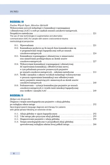 Diagnoza i terapia logopedyczna pacjent�w w stanie ci�kim. Logopedia XXI wieku