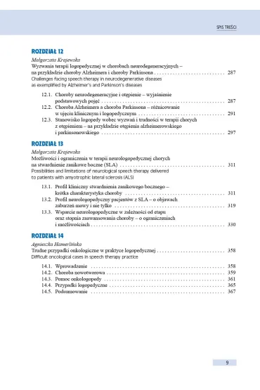 Diagnoza i terapia logopedyczna pacjent�w w stanie ci�kim. Logopedia XXI wieku
