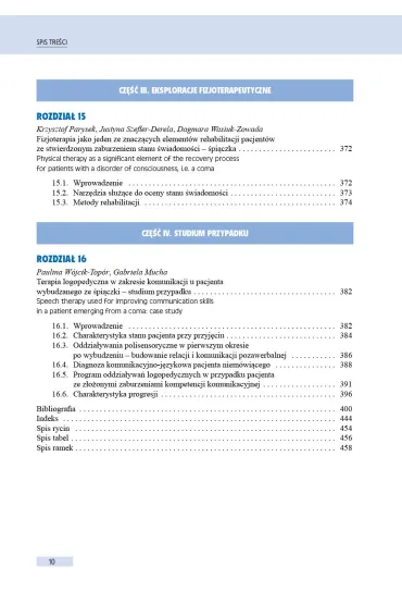 Diagnoza i terapia logopedyczna pacjent�w w stanie ci�kim. Logopedia XXI wieku