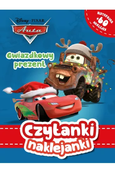 Czytanki naklejanki. Gwiazdkowy prezent. Disney Auta