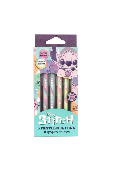 CoolPack D�ugopisy �elowe Disney Fashion Stitch pastel 6 szt.