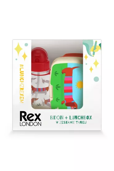 b.box Zestaw �niadaniowy lunchbox i bidon Jamniki