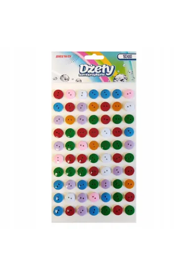 Brewis D�ety samoprzylepne guziki 70 szt.