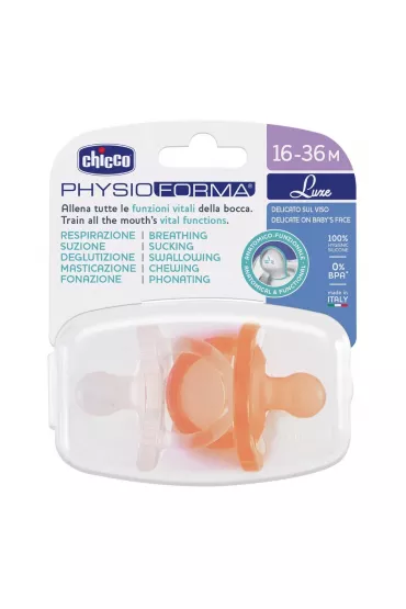 Chicco Physioforma Luxe silikonowy smoczek 16-36 mies. 2 szt.