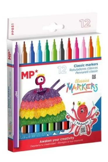 Mp Main Paper Flamastry 12 szt.