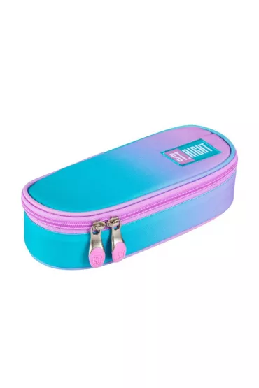 St. Majewski Pi�rnik saszetka usztywniona z wewn�trzn� klapk� Turquoise Ombre