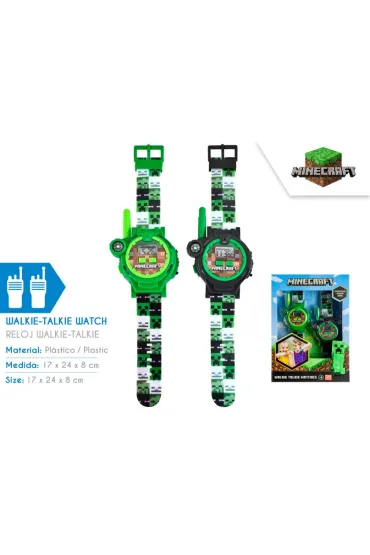 Zegarek + Walkie Talkie + Latarka + Kompas Minecraft MIN40098 KIDS EUROSWAN