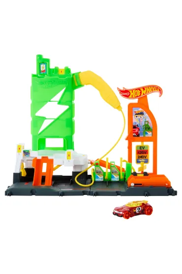 Hot Wheels. City Superstacja �adowania samochod�w Mattel