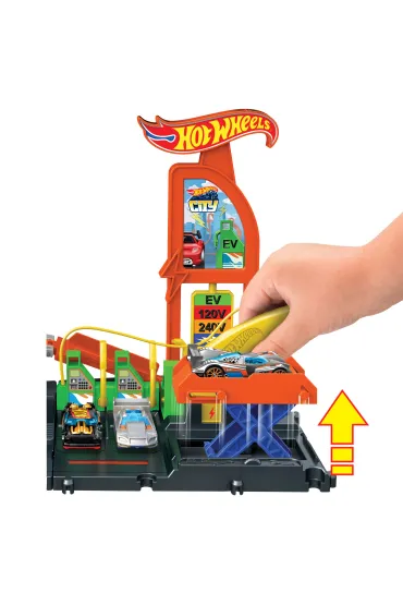 Hot Wheels. City Superstacja �adowania samochod�w Mattel