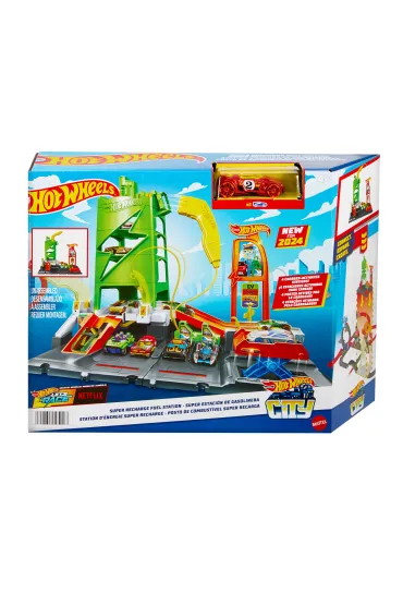 Hot Wheels. City Superstacja �adowania samochod�w Mattel