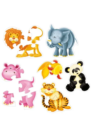 Puzzle 6w1 Zwierz�tka 2 Kukuryku