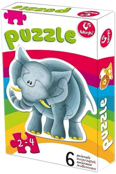 Puzzle 6w1 Zwierz�tka 2 Kukuryku