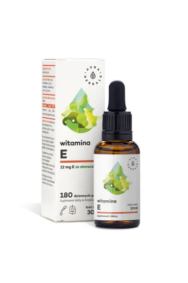 Aura Herbals Witamina E Suplement Diety w kroplach 30 ml