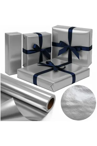 PaperHit Papier metalik Silver X-Strong 57cmx25m