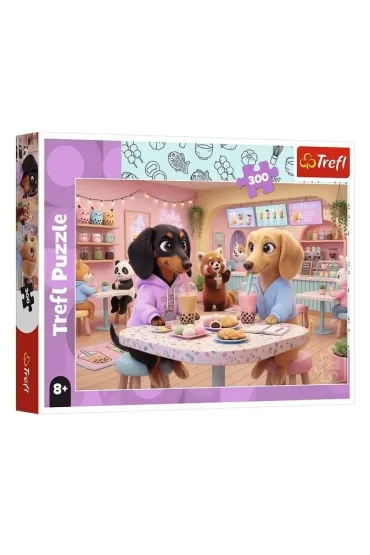 Puzzle 300el Jamniki w kawiarni TREFL  23050