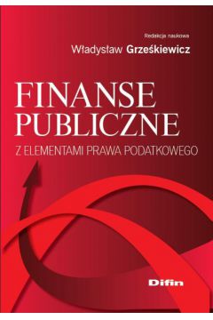 eBook Finanse publiczne z elementami prawa podatkowego pdf