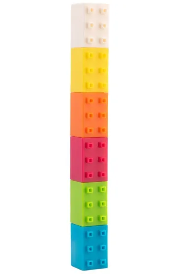 Zakre�lacz segmentowy Blocks, fluo, Happy Color 5 kolor�w