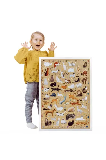 Puzzle Puzzlove CzuCzu 60 el. Koty Bright Junior Media