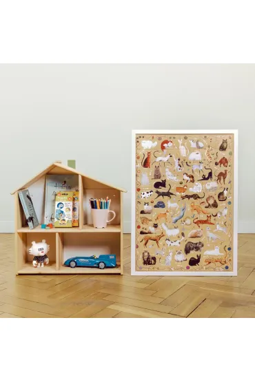 Puzzle Puzzlove CzuCzu 60 el. Koty Bright Junior Media