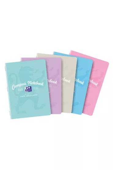 Oxford Zeszyt A5 Campus Pastel linia 60 kartek