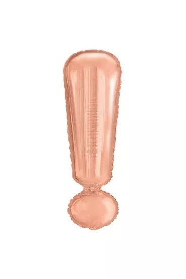 Amscan Balon foliowy znak ! r�owe z�oto 28x86cm