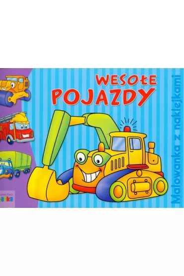 Weso�e pojazdy Malowanka z naklejkami