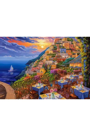 Puzzle 1500 el. Romantic Positano Evening Castorland