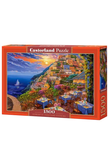 Puzzle 1500 el. Romantic Positano Evening Castorland