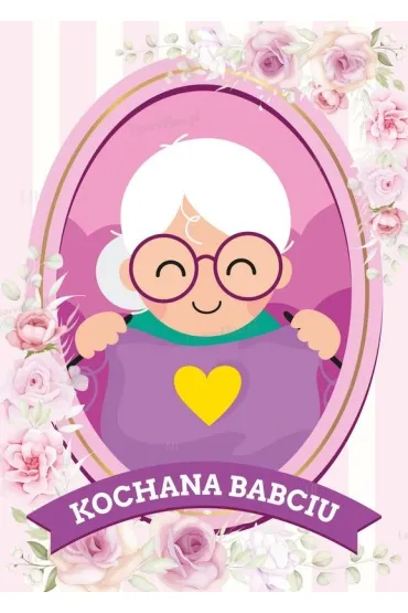 LearnHow Kartka A6 - Kochana Babciu (5 szt)