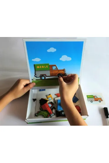 Puzzle magnetyczne Uk�adanka samochody Alexander