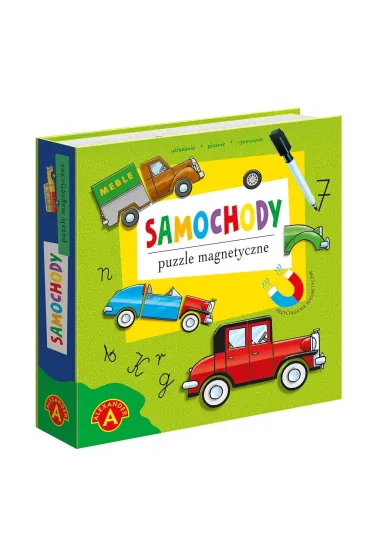 Puzzle magnetyczne Uk�adanka samochody Alexander